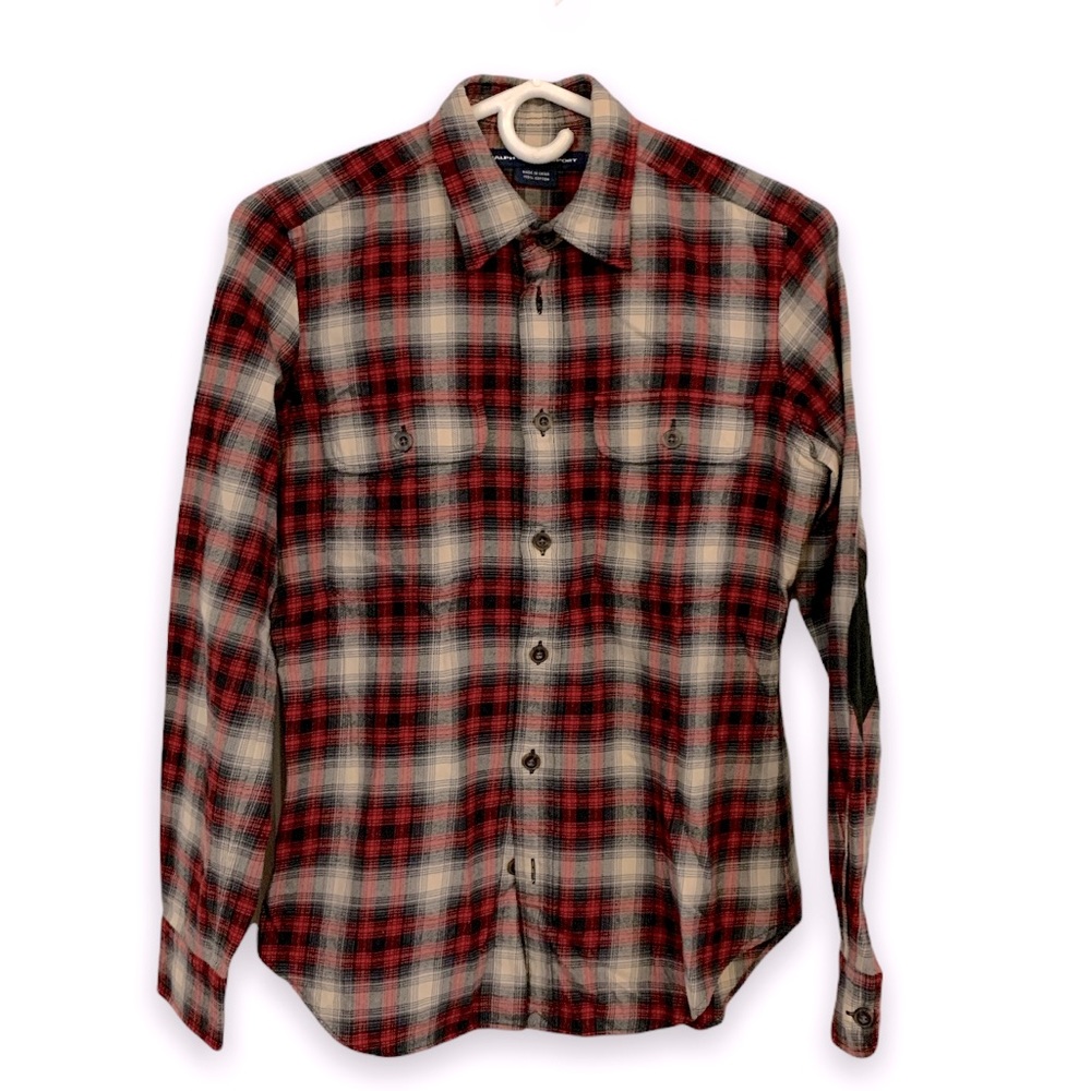EUC Ralph Lauren Sport Size 10 - Plaid Red, Black, Gray | Button Down shirt